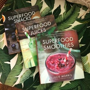 Trio of Superfoods cookbooks